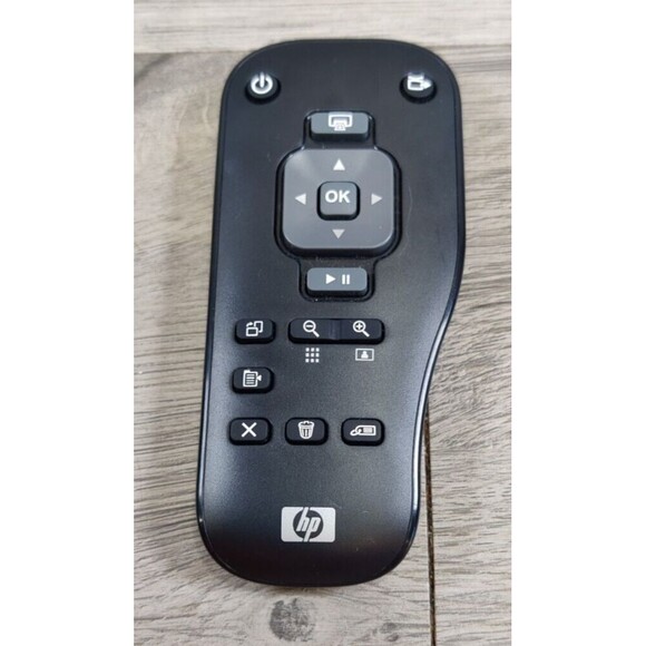 Hewlett Packard HP Q7100-80155 Black Remote Control-Tested Works - Picture 1 of 2
